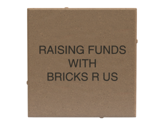 8" x 8" Brick with sample wording